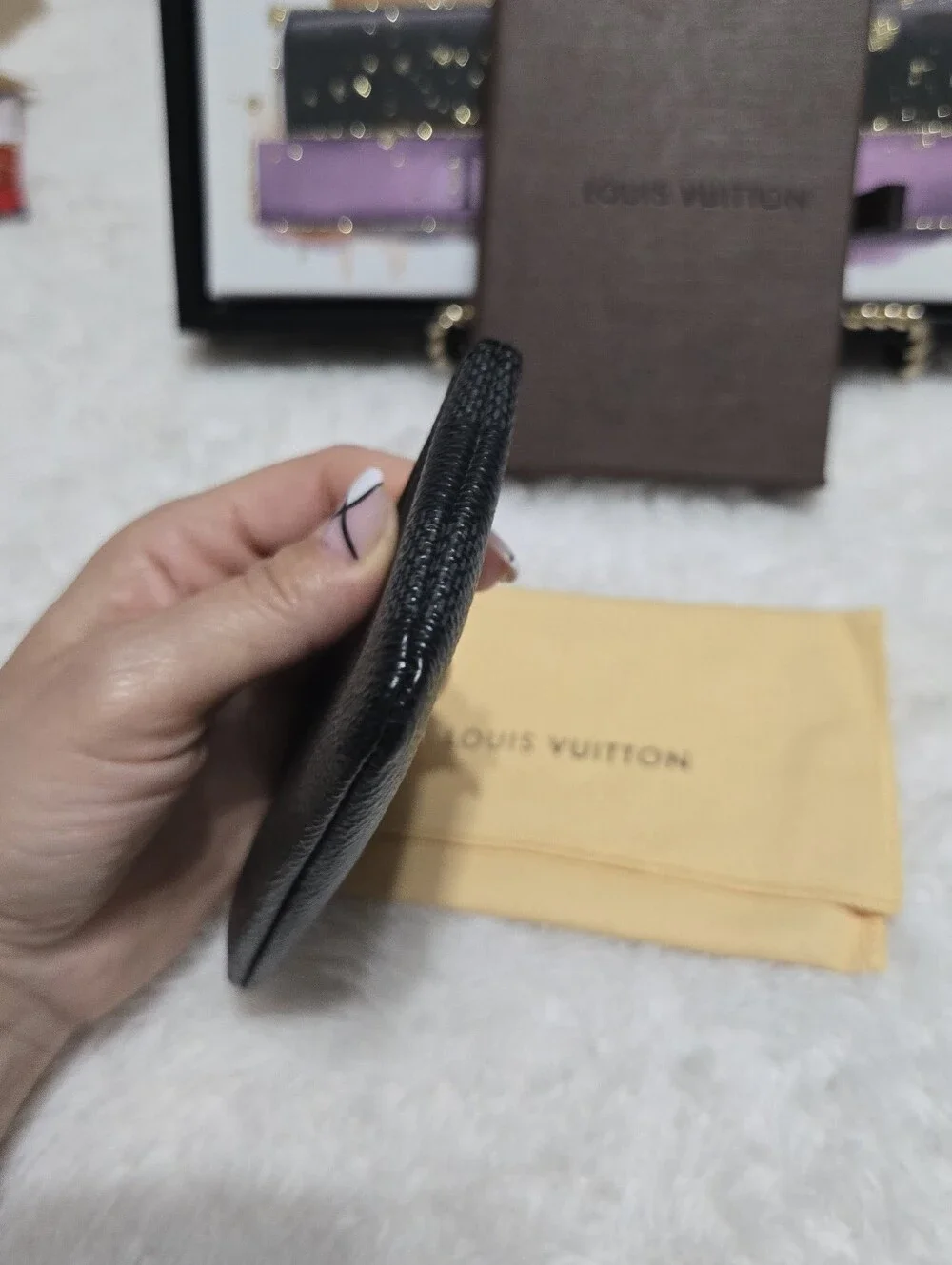 Louis Vuitton Damier Graphite Key Cles Excellent Condition